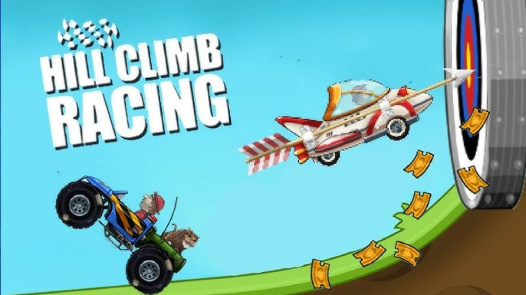 ⁣Hill Climb Racing 😂 Funny Crash & Big Jump 🚙