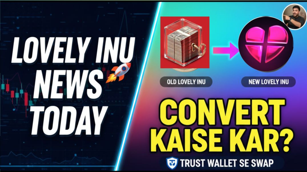 ⁣​Lovely Inu News Today 🔥 _ Old Lovely Inu Convert Kaise Kare_ _ Trust Wallet se Lovely Swap _