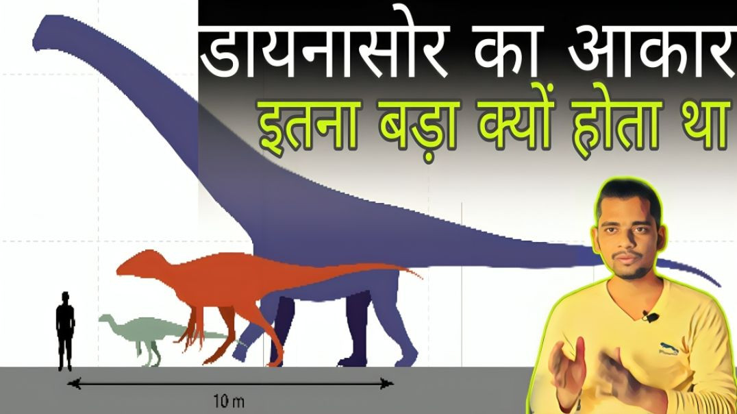 ⁣डायनासोर का आकार इतना बड़ा क्यों होता था | Dinosaur | Size | Forest | Theory of Darvin | AC Prashant