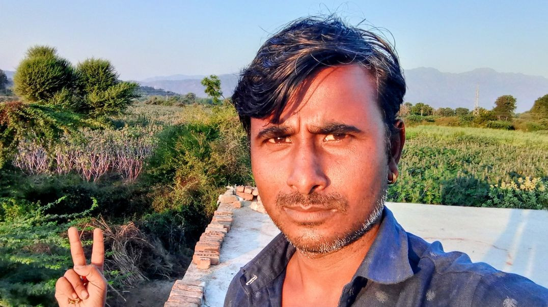 ⁣गांव का शाम का शांत नज़ारा