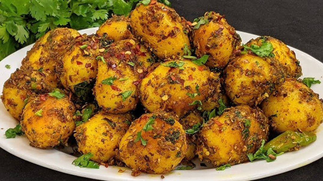 ⁣झटपट बनाये चटपटे मसालेदार छोटे आलू की सब्जी | Baby Potato Fry Recipe | Crispy Aloo Fry | 10 Minute S