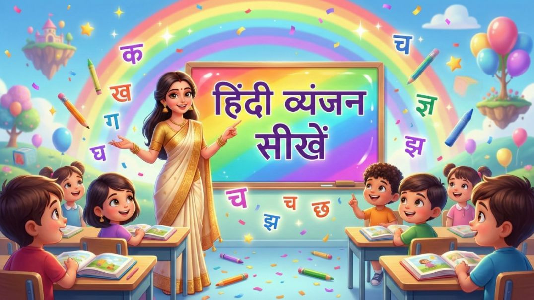 ⁣नन्हे बच्चों की व्यंजन यात्रा | Kids’ Consonant Journey