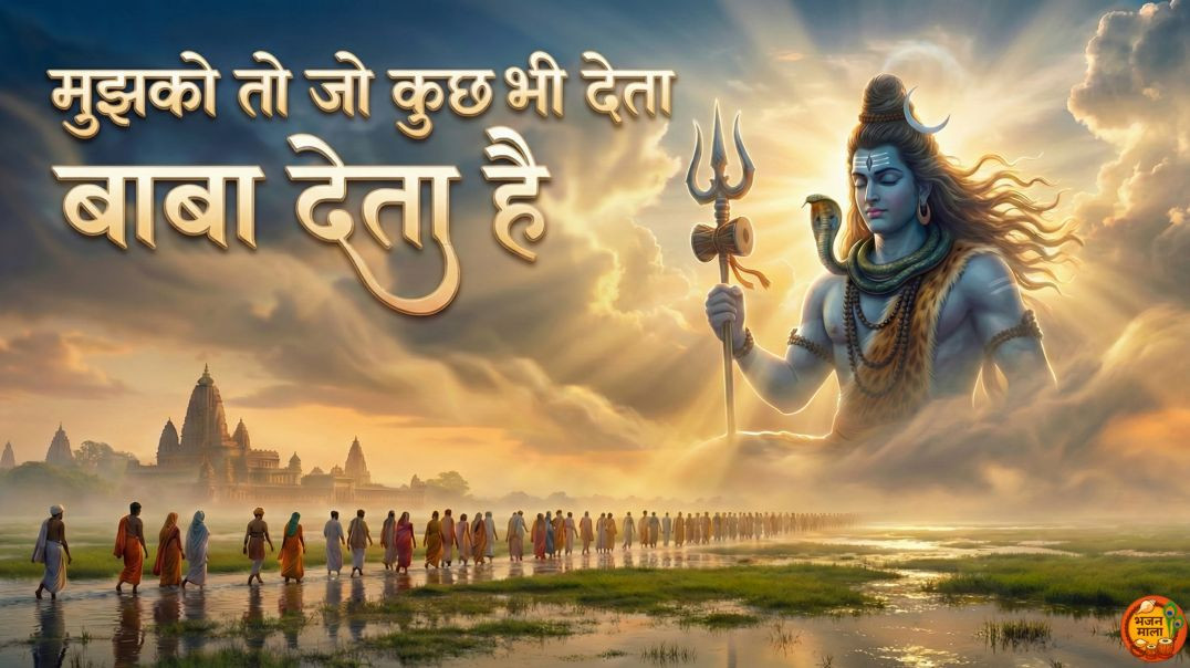 ⁣मुझको तो जो कुछ भी देता बाबा देता है | Shiv Bhajan | Mahadev Bhajan | New Hindi Bhajan