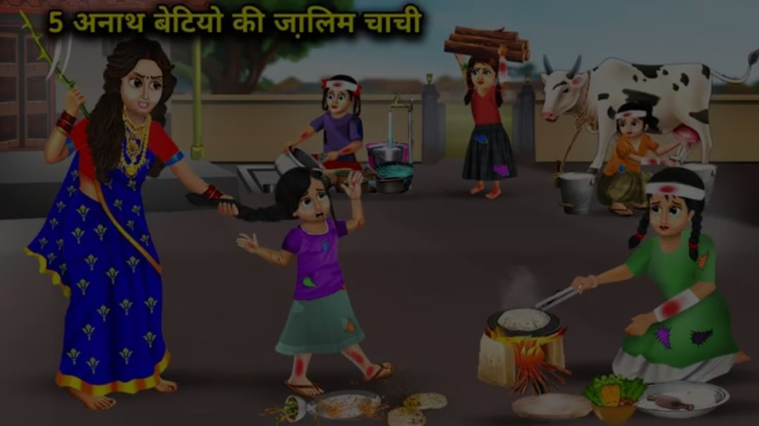 ⁣तीन बहनों की सौतेली जालिम चाची