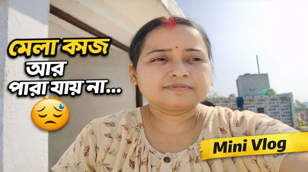 ⁣মেলা কাজ আর কাজ করে পারা যায় না 😩 | বাস্তব জীবনের স্ট্রাগল