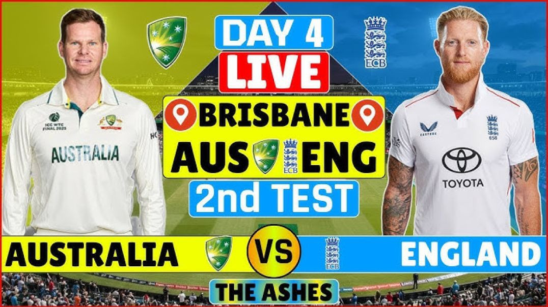 ⁣Australia v England _ Second Ashes Test _day 04