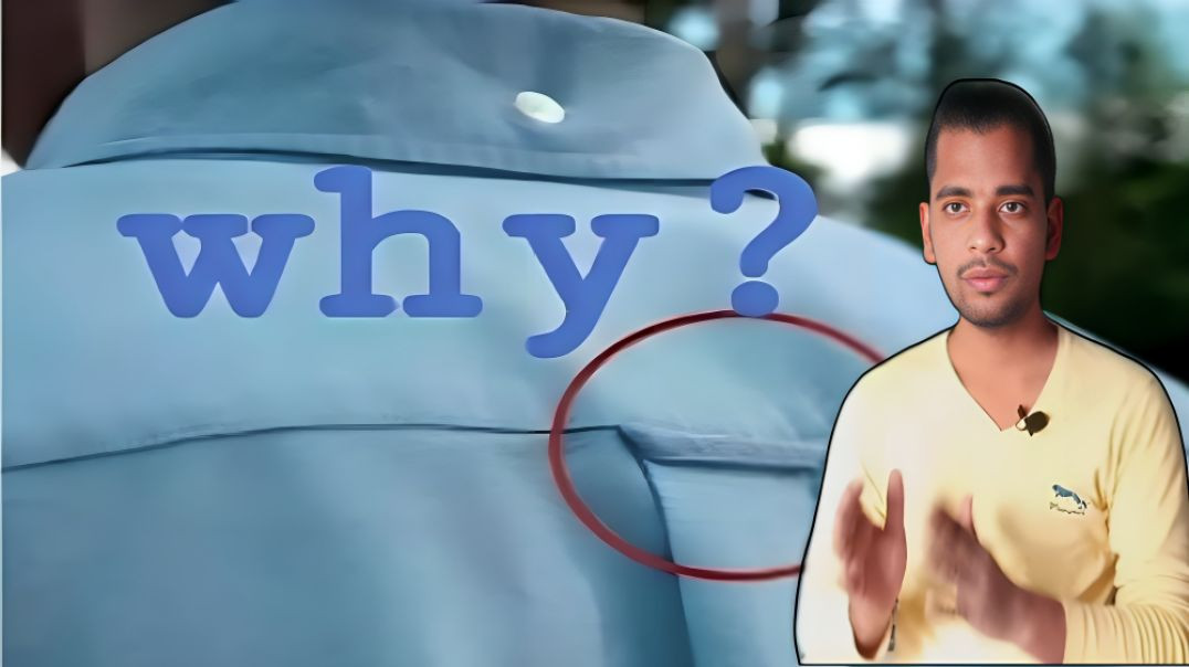 ⁣शर्ट के पीछे ये लूप क्यों होता है। shirt ke peeche ye loop kyo? । AC Prashant