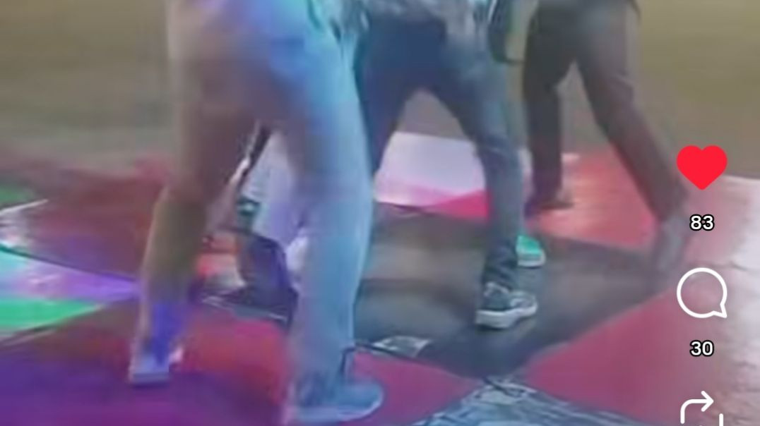 ⁣Dance with friends