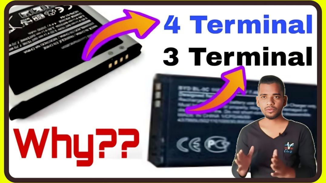 ⁣why Phone Battery has Different Terminals || AC Prashant