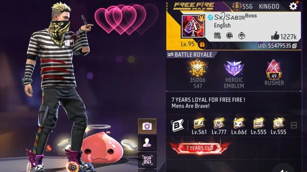 ⁣Free fire game Speed game ka video free fire mein