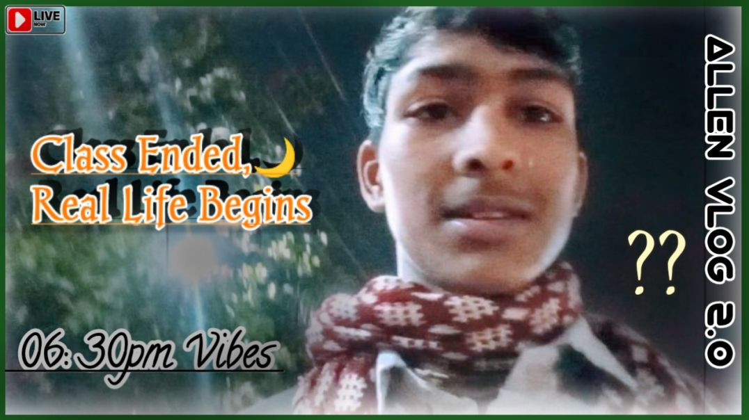 ⁣Class Ended at 06:30pm 📖 | full vlog #Blog late night