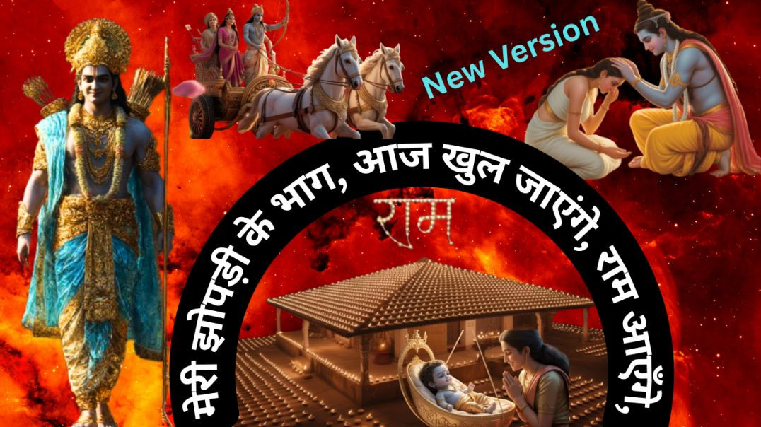 ⁣मेरी झोपड़ी के भाग आज खुल जायेंगे#bhakti​ ​ #rambhajan​