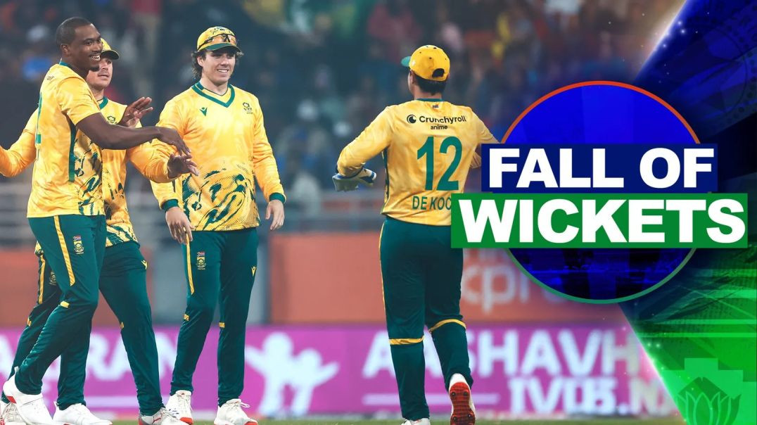 ⁣विकेटों का पतन...भारत बनाम दक्षिण अफ्रीका तीसरे टी20 मैच में | Fall of wickets in Ind Vs SA 3rd T20 