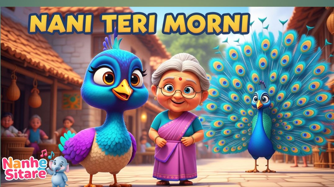 ⁣नानी तेरी मोरनी को मोर ले गए |Nani Teri Morni |Kids Hindi Balgeet