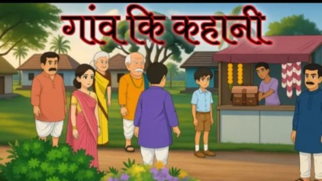 ⁣गाँव की कहानी__ gav ki khani _moralstory _cartoon _animation(360P)