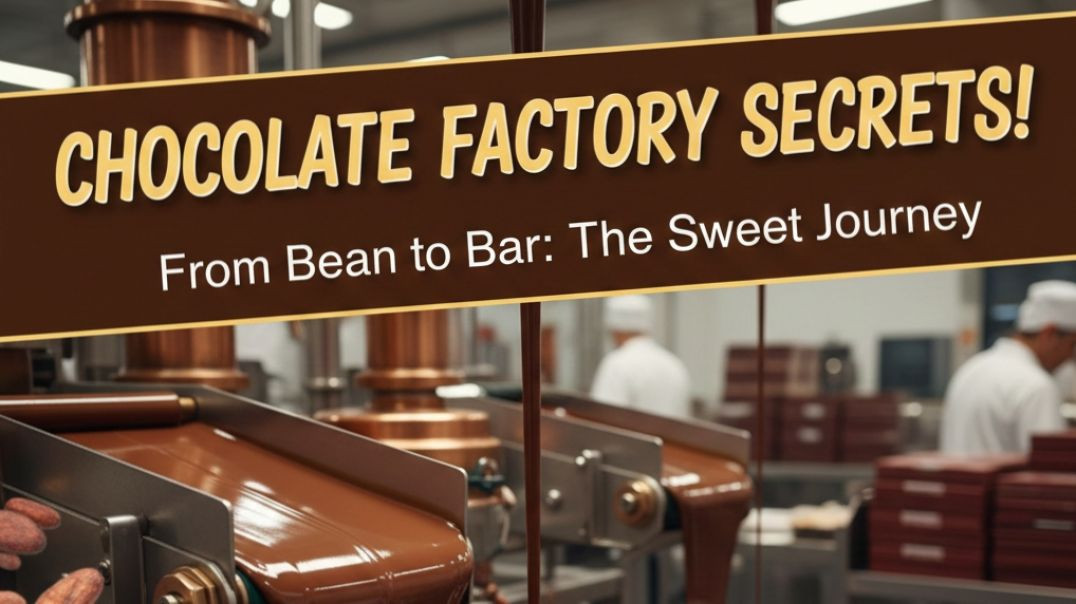 ⁣How to make chocolate🍫 in factory