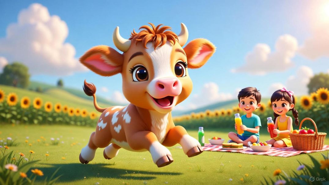 ⁣Gaiya Meri Aati Hai | Hindi Rhymes collection for Children | Infobells