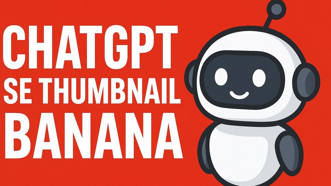 ⁣ChatGPT Se Youtube Thumbnail KeseBnay
