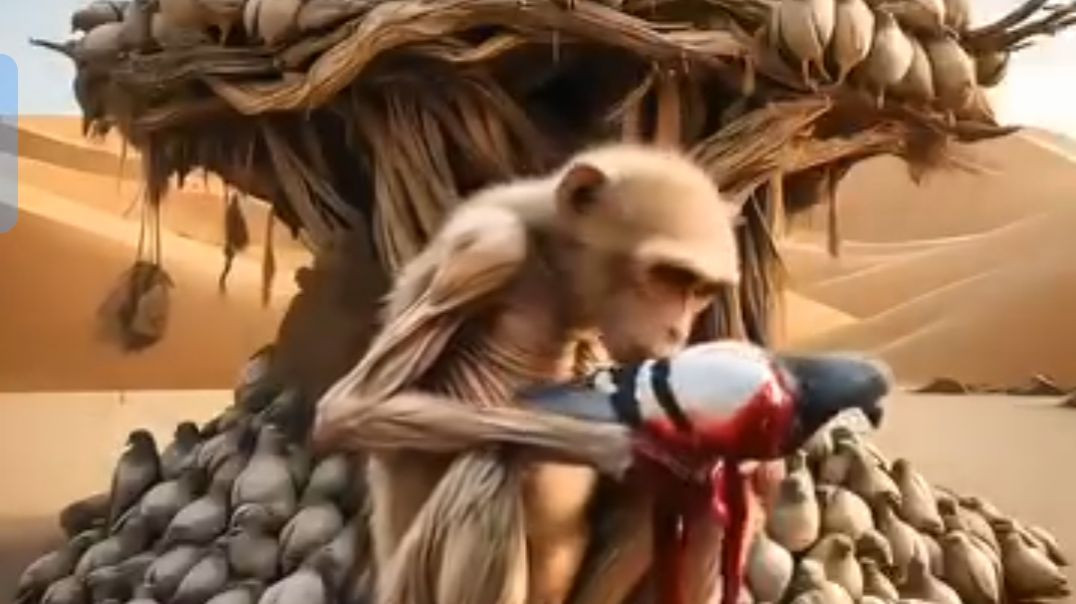 Monkey_kill_a_hen_everyday_😲##monkey_#aihen_#monkey_#storyforkids_#aistory