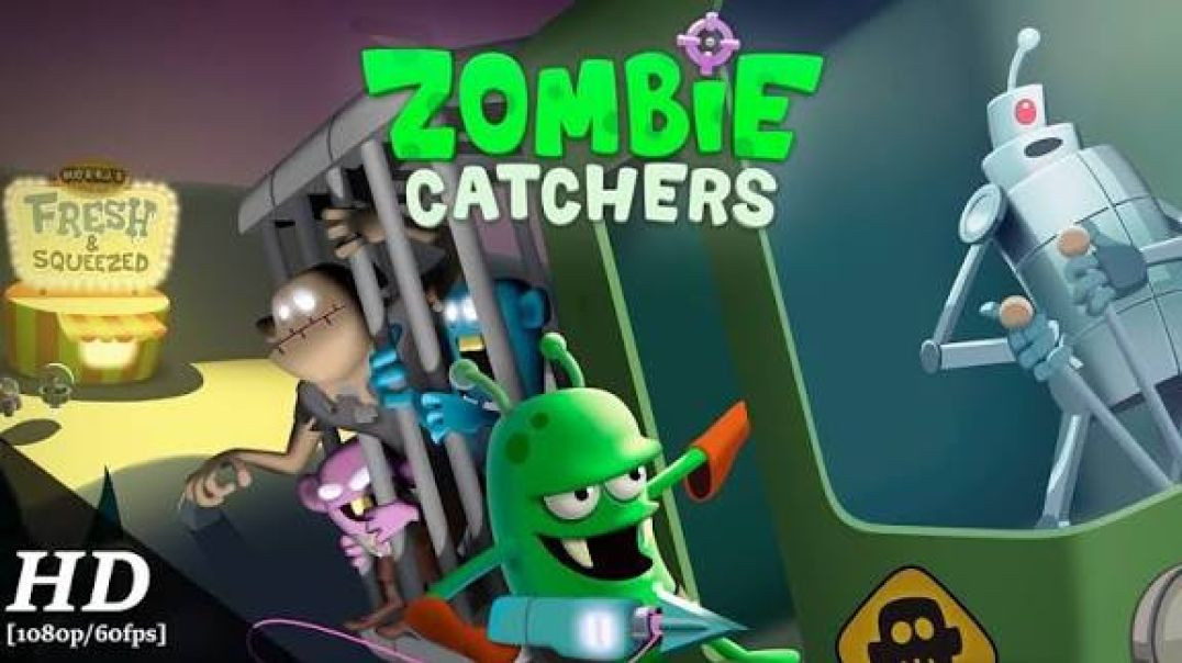 ⁣Zombie catching game | Zombie catchers game play video  #game