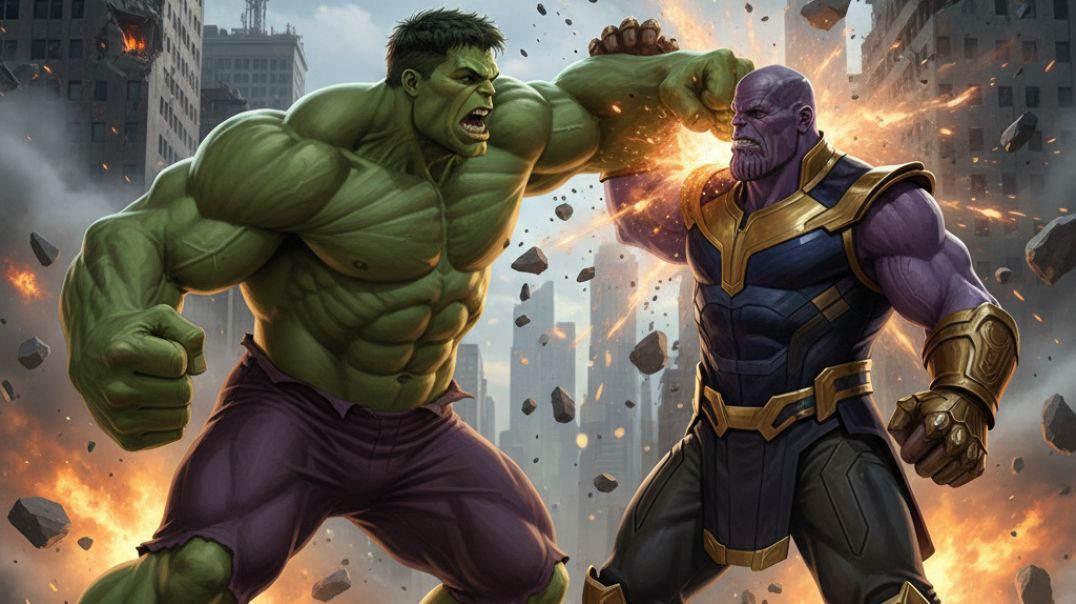 ⁣Hulk vs Thanos Final Fight 💪🔥