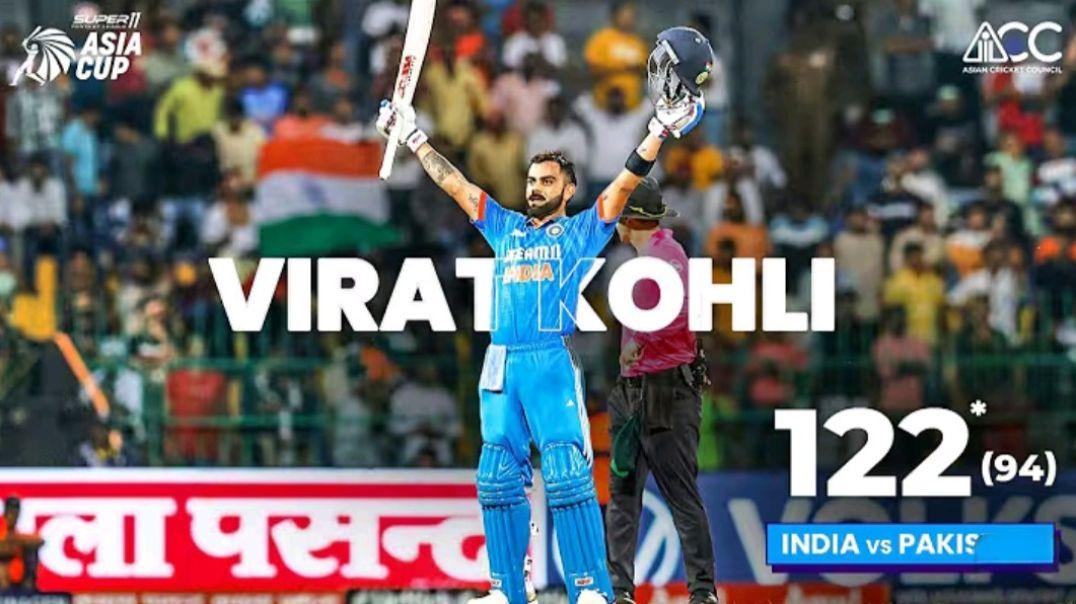 ⁣Virat Kohli's 122* | Super11 Asia Cup 20231 India vs Pakistan