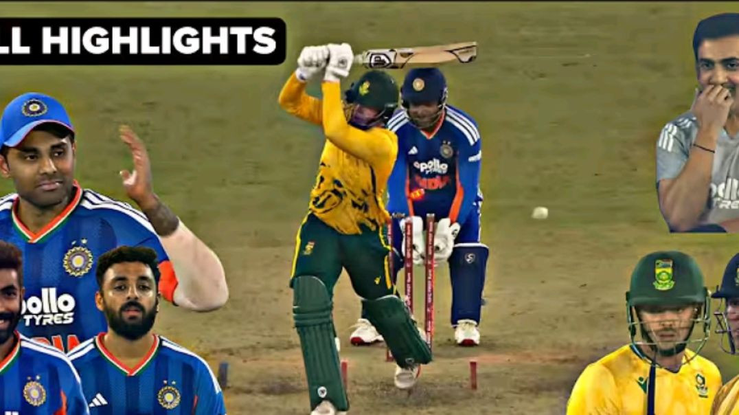 ⁣IND vs SA 2025, 5th T20I Match Highlights