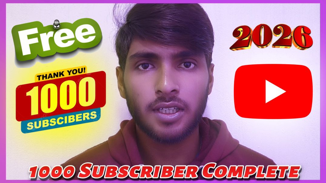 ⁣1000 Subscriber kaise kare how to get 1k Subscriber | 1000 complete complete | increse subscriber