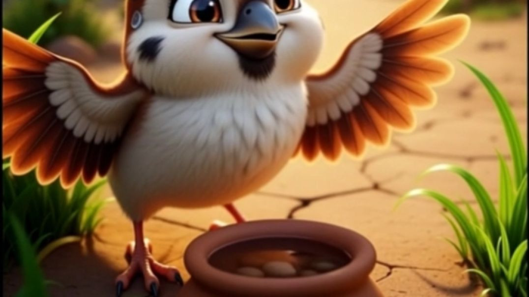 ⁣Cute Bard Water Struggle