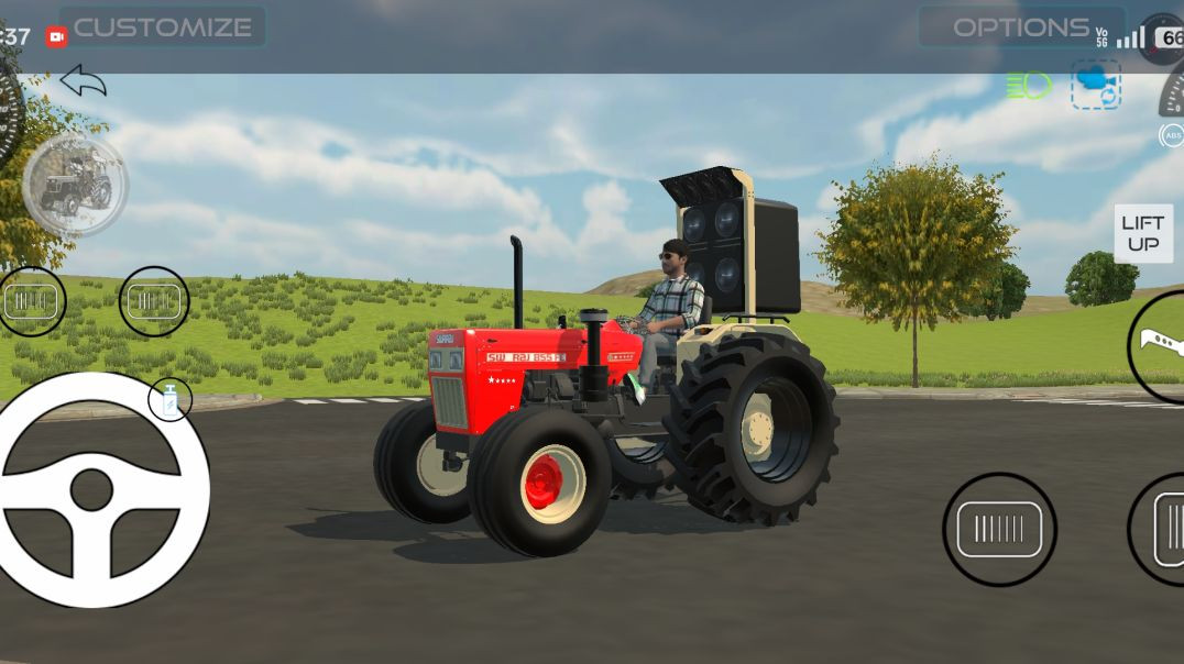 ⁣🤣 Indian Vehicles Simulator 3D (Mobile) में 1️⃣ ट्रैक्टर ऐसा दौड़ाया कि गेम बोला — “भाई, ये farming 