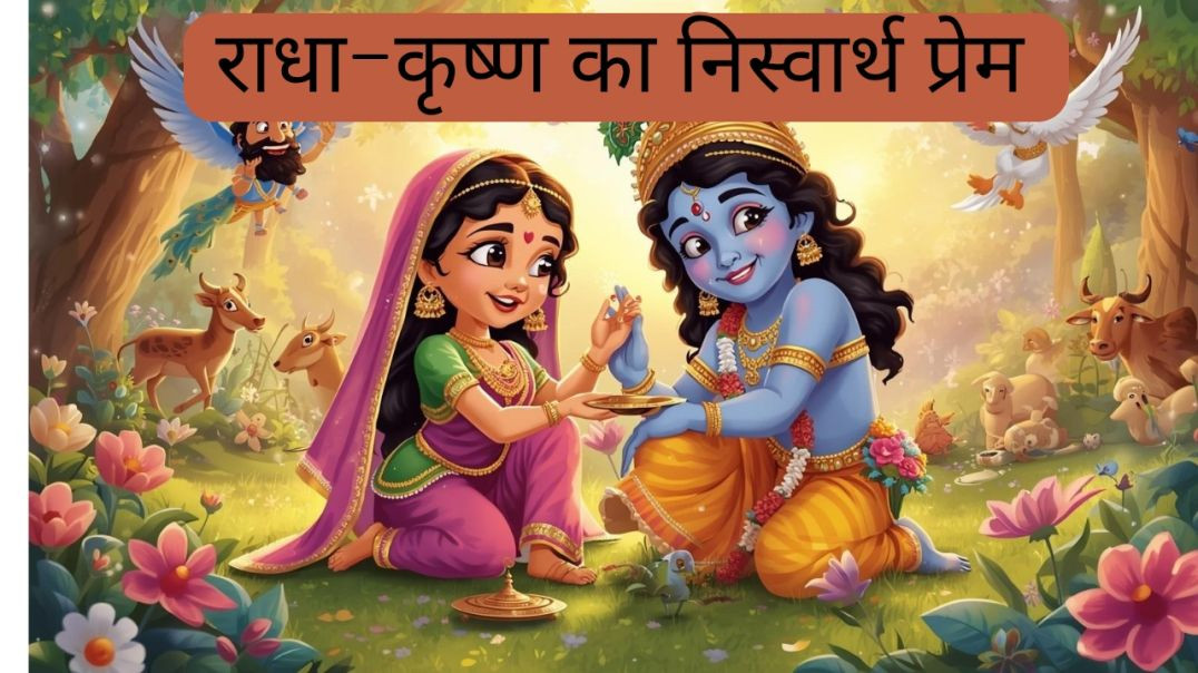 ⁣“Radha-Krishna की सच्ची भक्ति और प्रेम कहानी”l Radha Krishna की भक्ति कहानी”