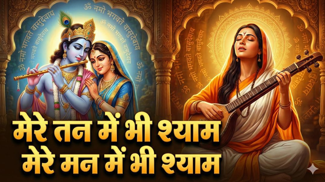 ⁣मेरे तन में भी श्याम, मेरे मन में भी श्याम | Mere Tan Mein Bhi Shyam Mere Mann Mein Bhi Shyam Bhajan