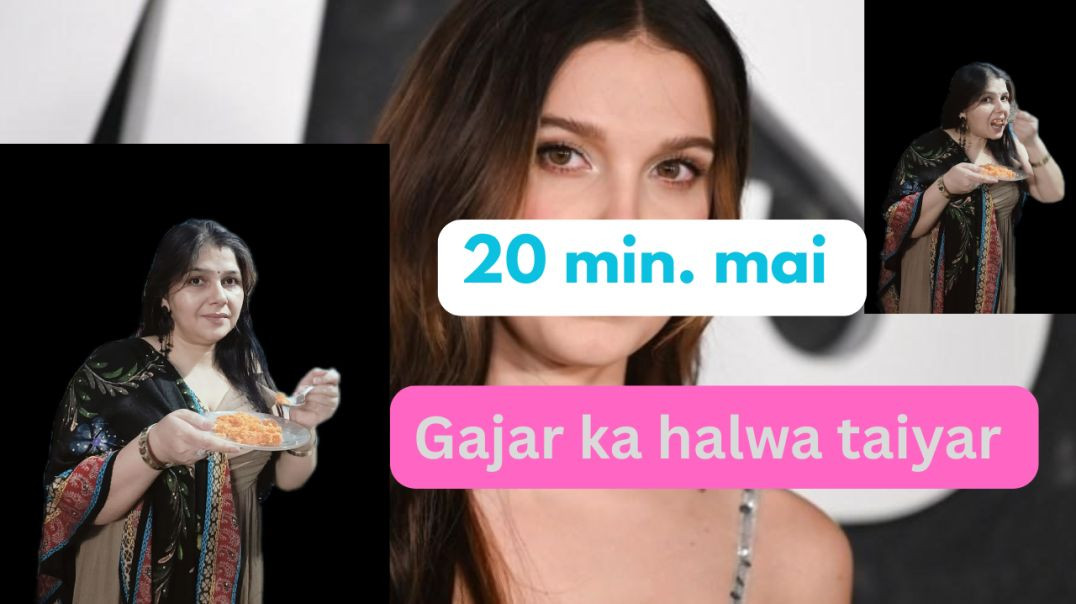 ⁣Gajar ka halwa recipe ❣️