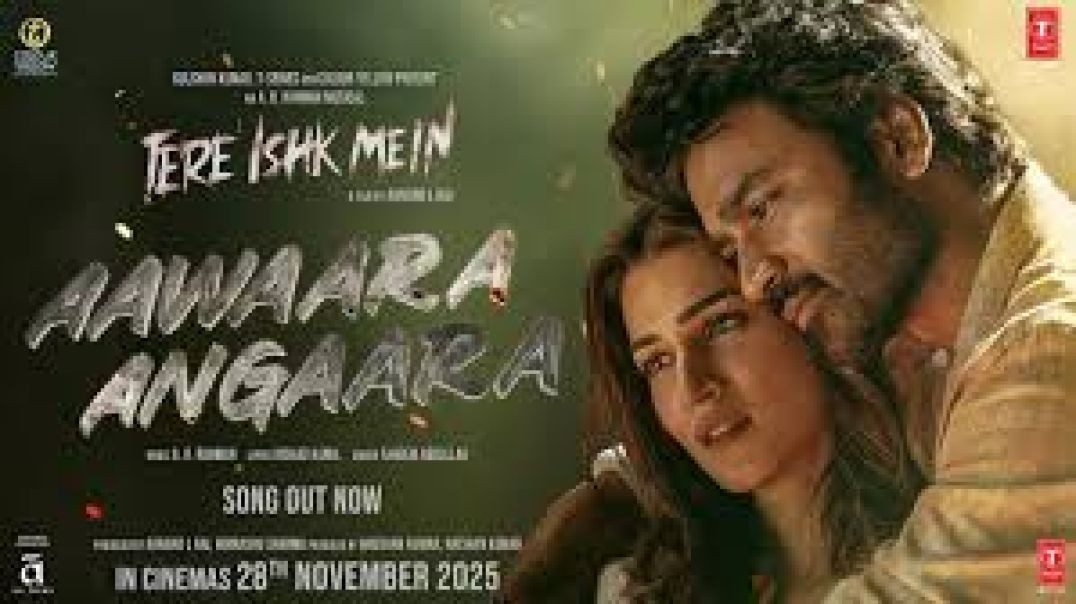 ⁣Tere Ishk Mein_ Aawaara Angaara (Lyrics) Dhanush,Kriti _AR Rahman,Faheem,Irshad_Aanand LR_Bhushan K