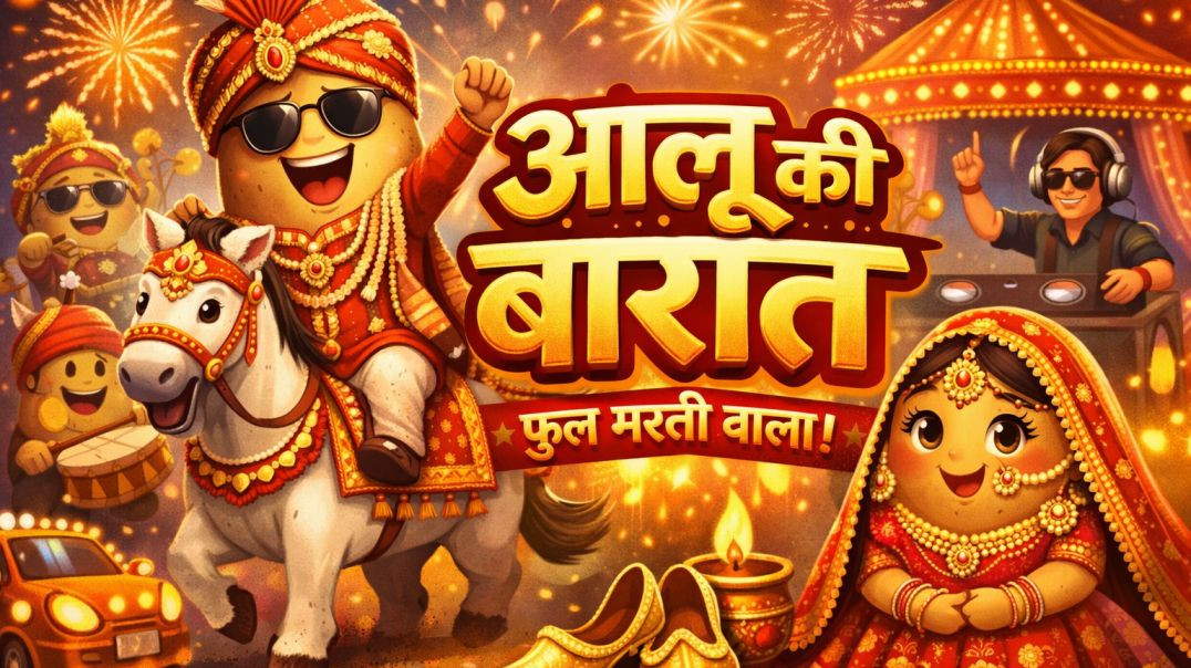 ⁣Aalu_Ki_Barat___Kids_Hindi___Hindi_Cartoon_Video__आलू_की_बारात__(360p)