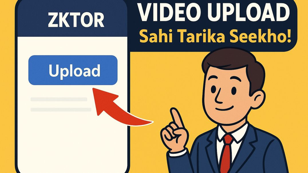 ⁣ZKTOR app Par Video Upload Kaise Kare? Sahi Tarika Seekho!