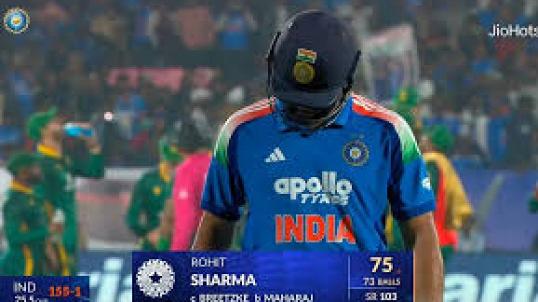 ⁣Rohit Sharma 75 runs out of 73 balls in 3rd ODI IND vs SA #Southafrica #India #ODI #Rohit Sharma