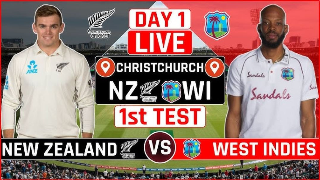 ⁣NZ vs WI _ 1st Test Day 1 _ Cricket Highlights