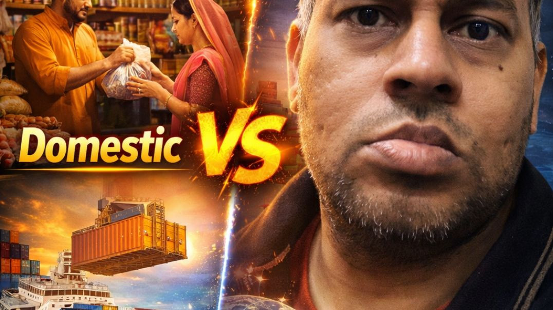 ⁣International vs Domestic Trade | अंतरराष्ट्रीय व्यापार vs घरेलू व्यापार | Difference in हिंदी