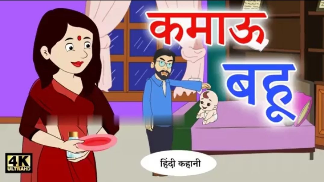 ⁣कमाऊ बहू Hindi Kahaniya _ Bedtime Moral Stories _ Hindi Fairy Tales _ Hindi Kahaniyan TV _ New Story