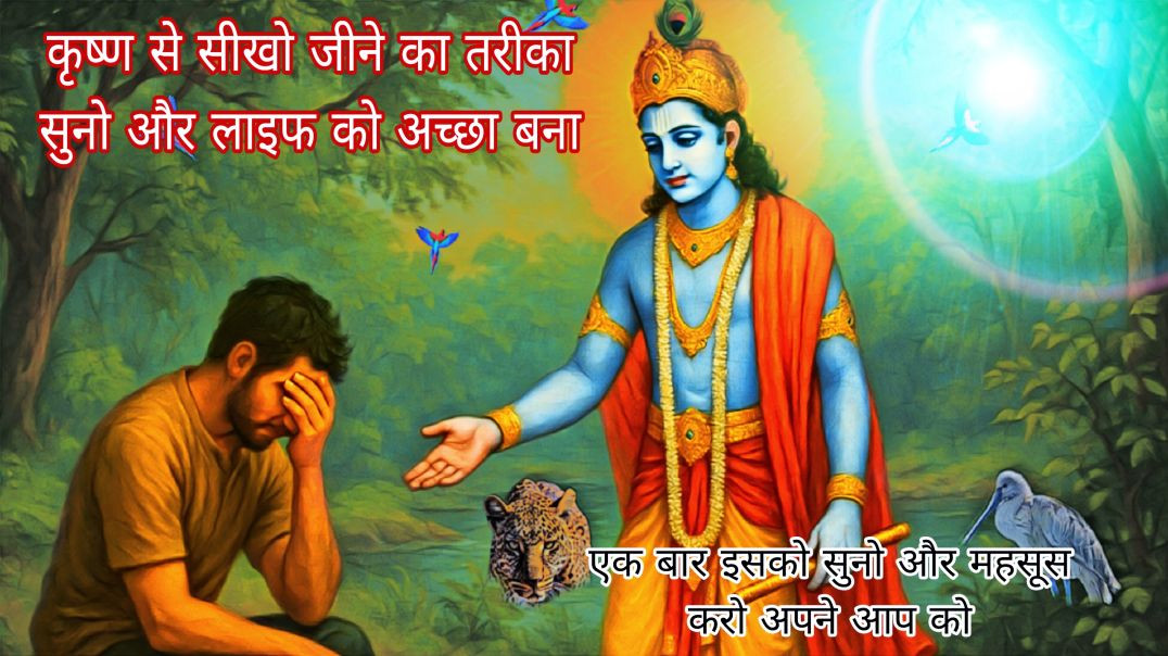 ⁣"जीवन का सत्य | Krishna Enlightenment | दुख से मुक्ति का मार्ग"