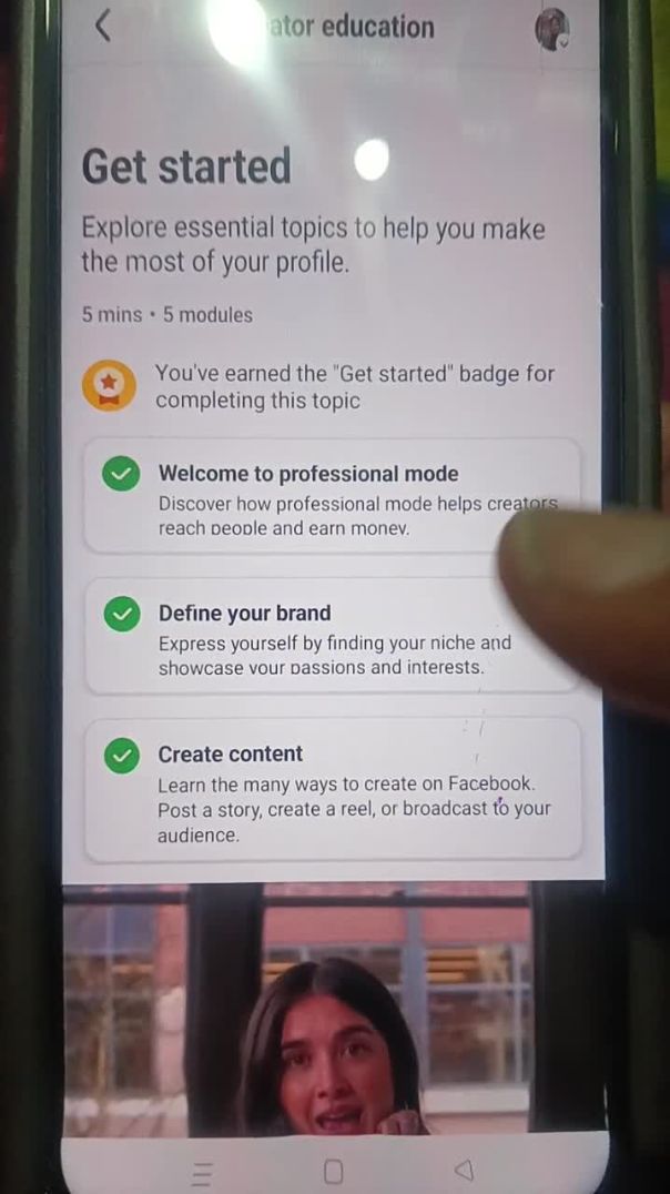 Facebook pr creator  education🤔