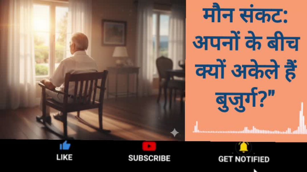 ⁣⁣मौन संकट: अपनों के बीच क्यों अकेले हैं बुजुर्ग?"