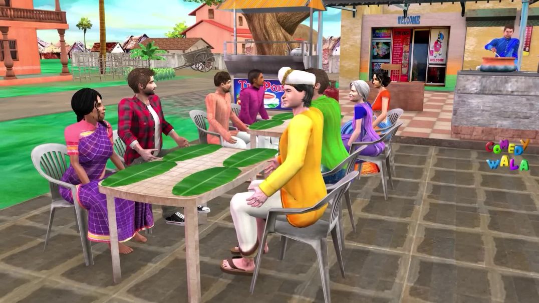 ⁣Hidden Mutton Curry Challenge _ Street Food Vendor Secret Recipe _ Hindi Kahaniya(1080P_HD)