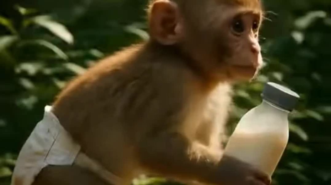 ⁣Monkey  story video