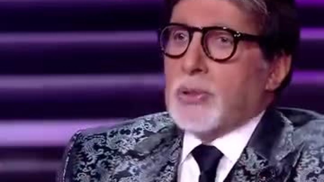 ⁣Amitabh Bachchan_sir_asked_the_contestant_about_shyness_with_Girls