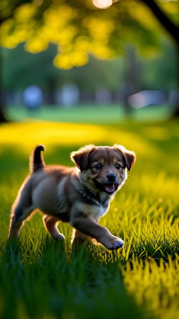 AI_Short_Film___Cute_Puppy_Morning_Walk__Fictional__#AIPuppy_#AIShortFilm_#CutePuppy_#shorts(720p)