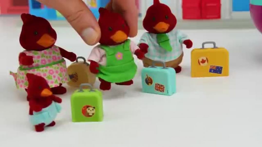 ⁣बच्चों, चलो Woodzeez खिलौना गुड़ियाघर के साथ आम शब्द सीखें!