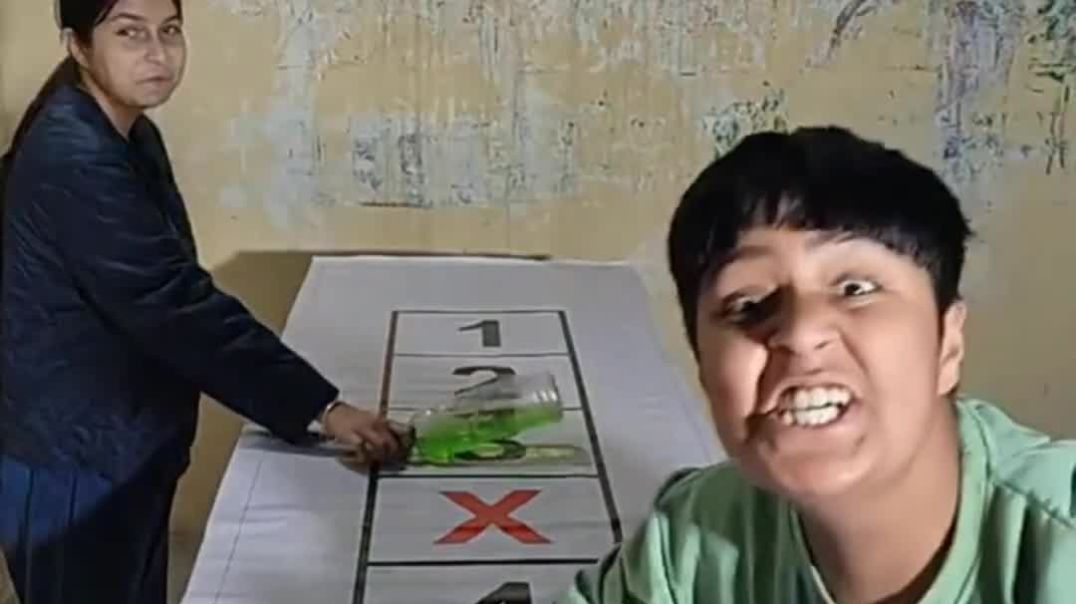 ⁣⁣Bottle Rolling Challenge !! #funny_local_game #familygames #funny #games #challenge