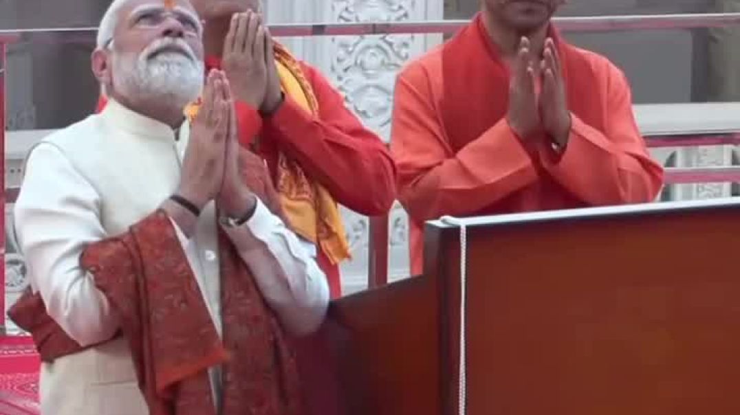 ⁣25 नवम्बर को श्रीराम जन्मभूमि मंदिर के शिखर पर भव्य केसरिया